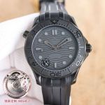 Omega Seamaster 8806 Movement Luminous Coating Ceramic Bezel/Dial Black Watch